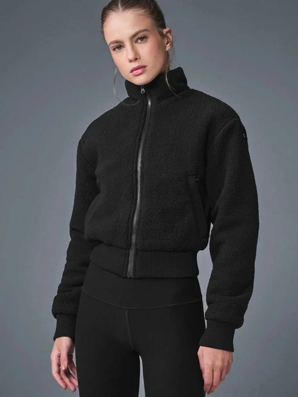 Alo Yoga Micro Sherpa Destiny Jacket Small - Picture 2 of 8